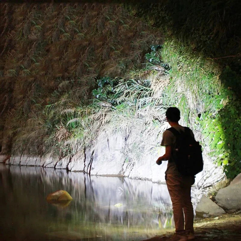 Compact LED Flashlight with Zoom and USB Charging for Outdoor Use