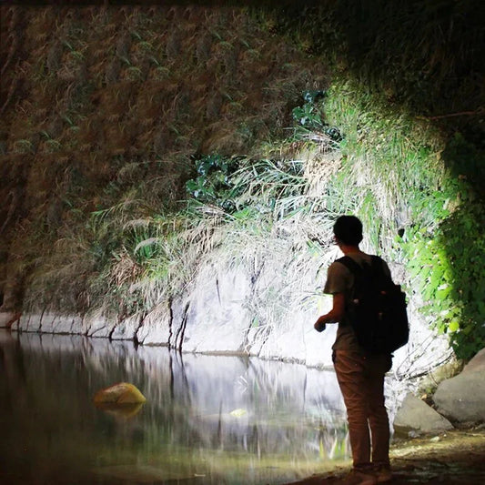 Compact LED Flashlight with Zoom and USB Charging for Outdoor Use