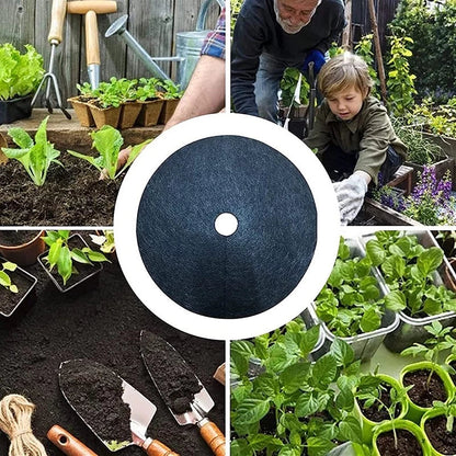 Breathable Weed Control Tree Ring Mat – Root Protection Mat for Garden and Plant Care
