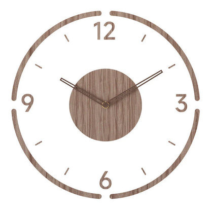Nordic Wall Clock in Wooden Design – Modern Sense of Time for Your Home