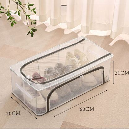 Compact Foldable Shoe Box for Practical Storage