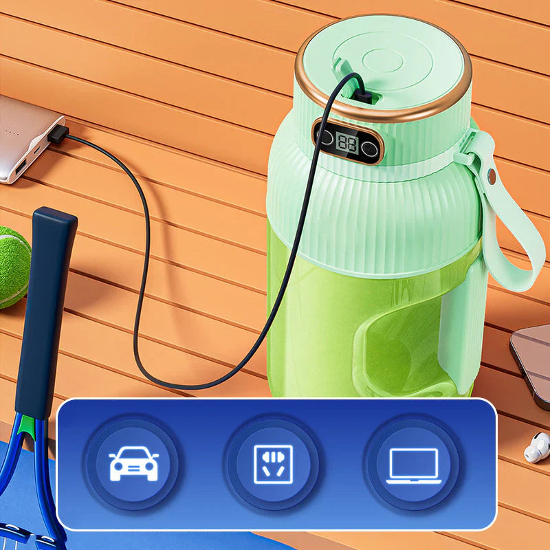 Portable Blender with USB Charging Function – for Smoothies and Storage