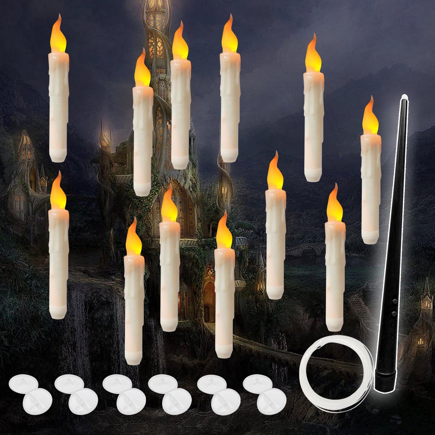 LED Magic Wand Candle Lights for a Magical Atmosphere