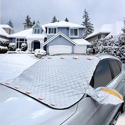Winter-Resistant Magnetic Windshield Cover