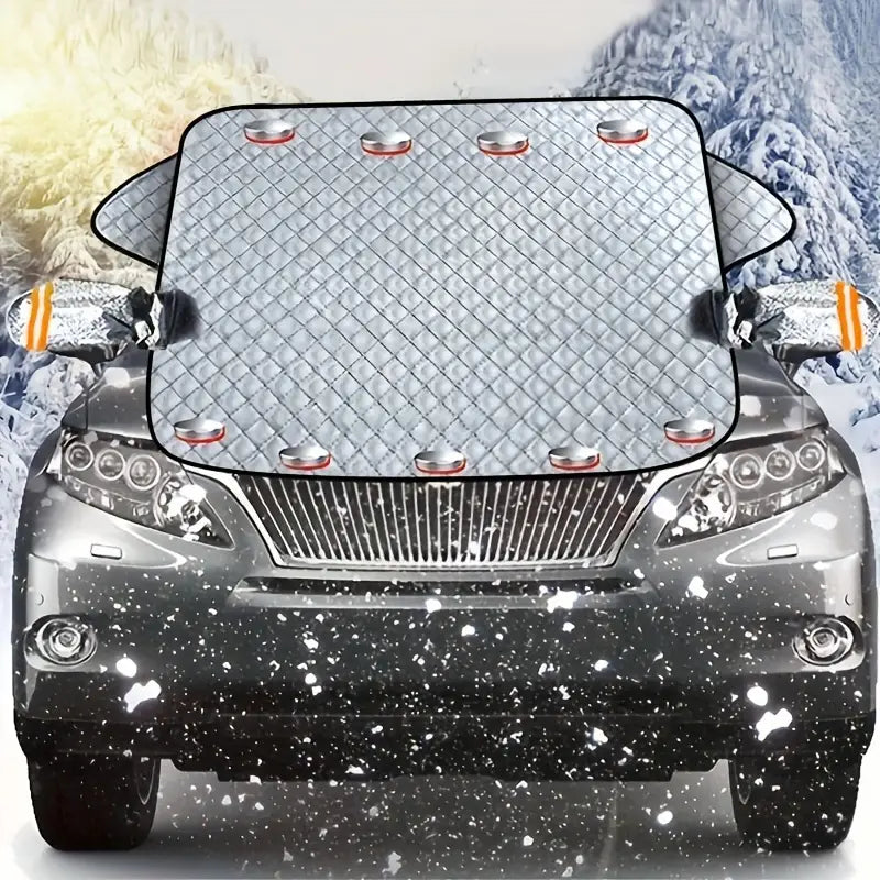 Winter-Resistant Magnetic Windshield Cover