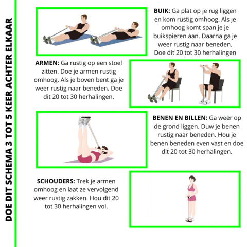 Resistance Band with Foot Pedals – Full-Body Training at Home