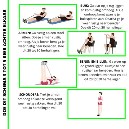 Resistance Band with Foot Pedals – Full-Body Training at Home