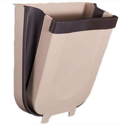Foldable Wall-Mounted Trash Bin – Compact Kitchen Waste Bin