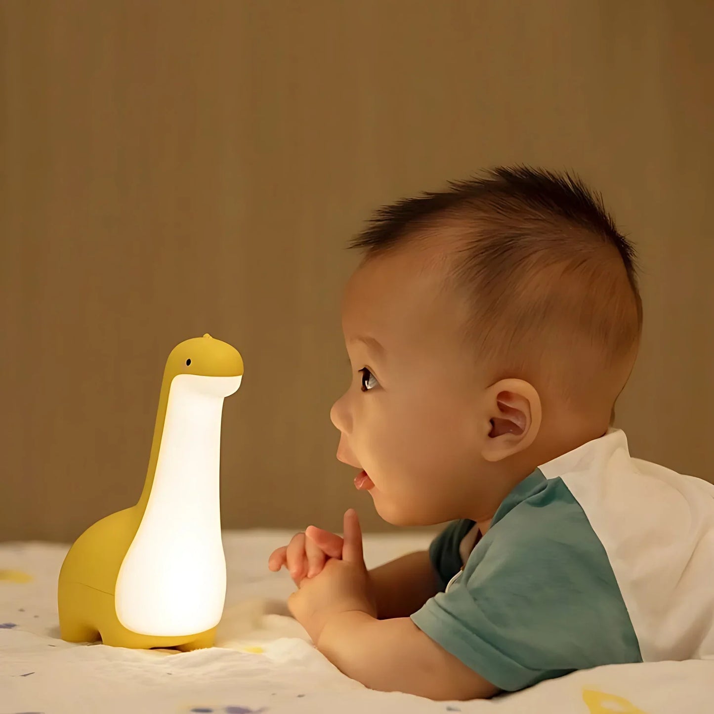 LED Dinosaur Night Light for Kids – Soothing Sleep Light with Color Change & Timer Function