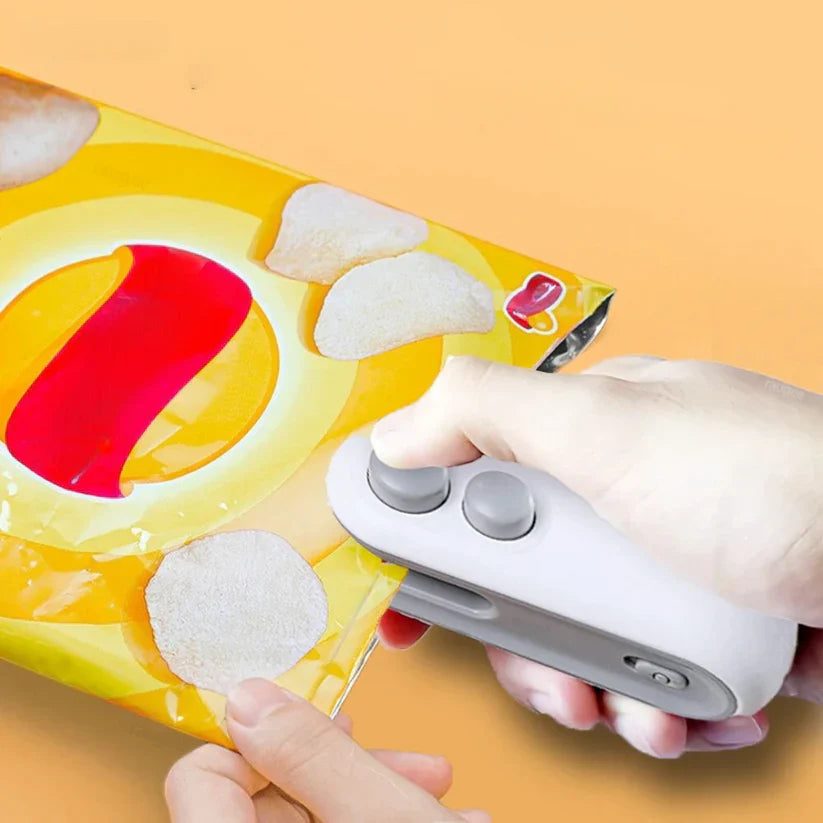 Mini Sealing Device 2-in-1 for Freshness and Protection