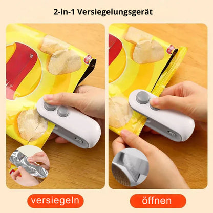 Mini Sealing Device 2-in-1 for Freshness and Protection