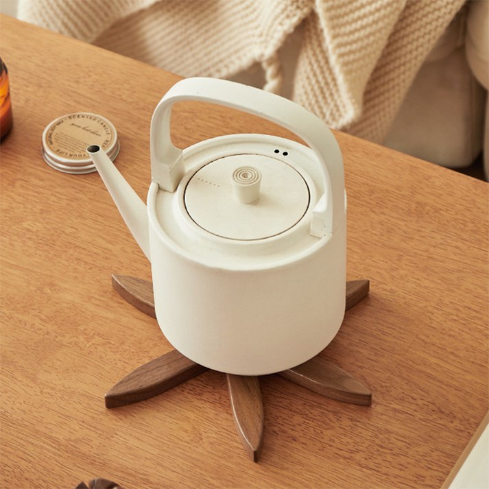 Elegant Wooden-Design Coasters for Decorative Table Care