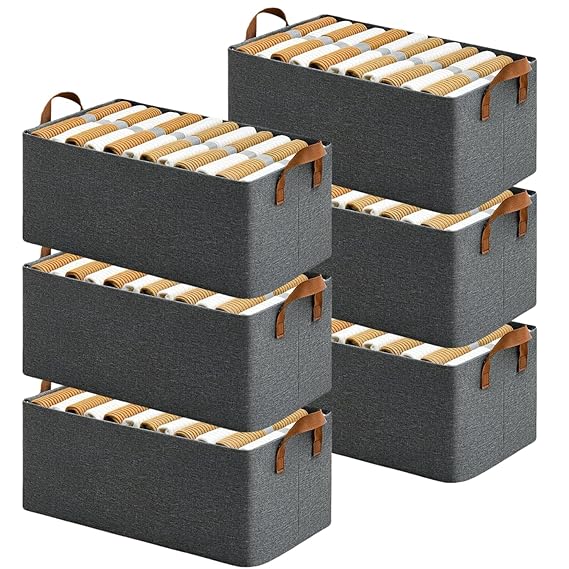 Versatile Foldable Storage Box for Clothes and Textiles