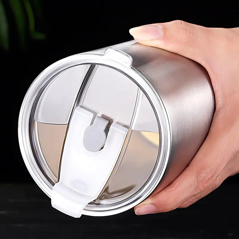 Thermo Mug with Slide Lid and Double-Wall Insulation